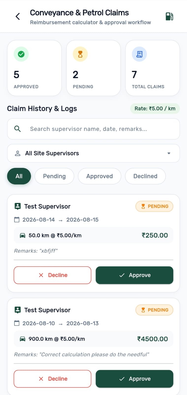 HRMS Screenshot 3